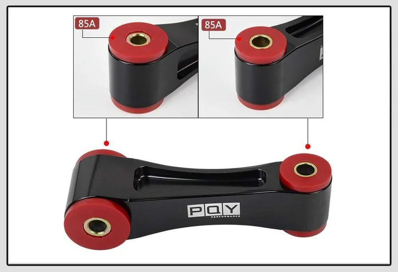 VR-85A Alu & Poly Heckmotorhalterung für 2016–2018 Honda Civic 1.5T SI Type-R FC/FK8 AT/MT mit PQY-Logo VR-TSB07