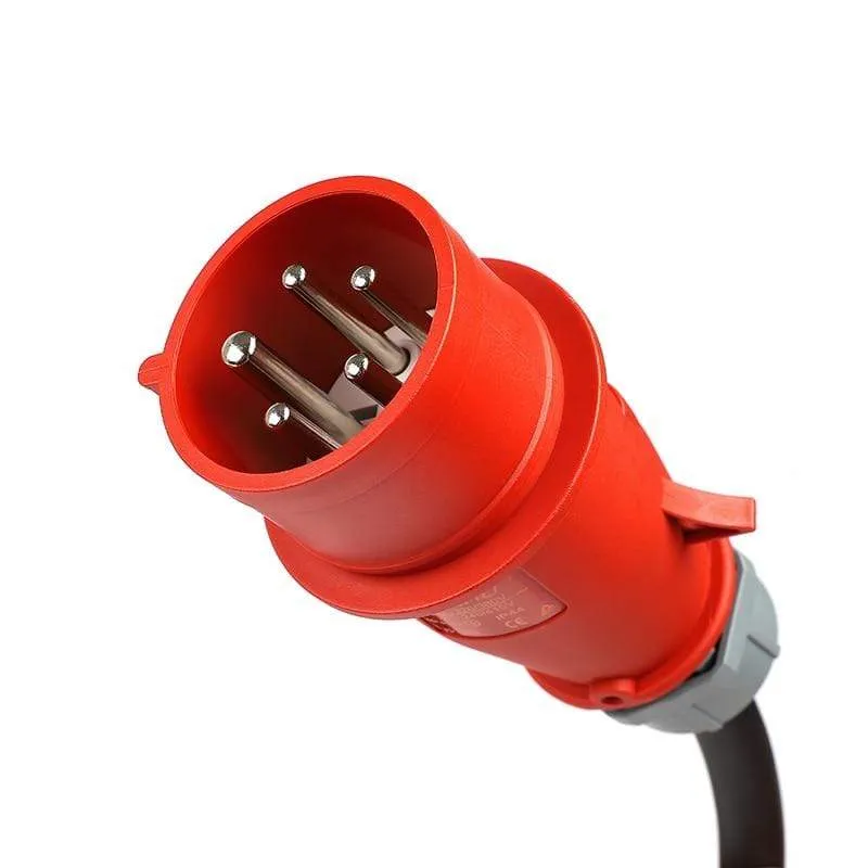11 kW 16 A 3-Phasen-austauschbares Ladegerät EV Wallbox Schnellladung Austauschbarer Stecker CEE 5-polig EVSE