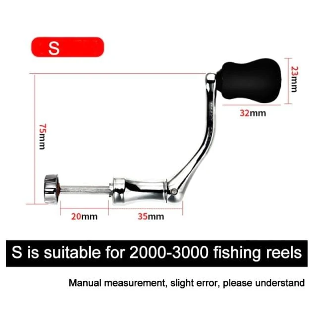 Angeln Werkzeuge Spinning Reel Griff Metall Angeln Spinning Reel Kurbel Griff Ersatzteil Kunststoff Fisch Drehbare Griff Knopf