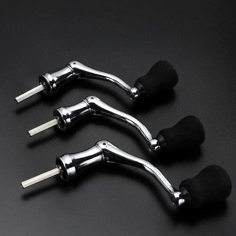 Angeln Werkzeuge Spinning Reel Griff Metall Angeln Spinning Reel Kurbel Griff Ersatzteil Kunststoff Fisch Drehbare Griff Knopf