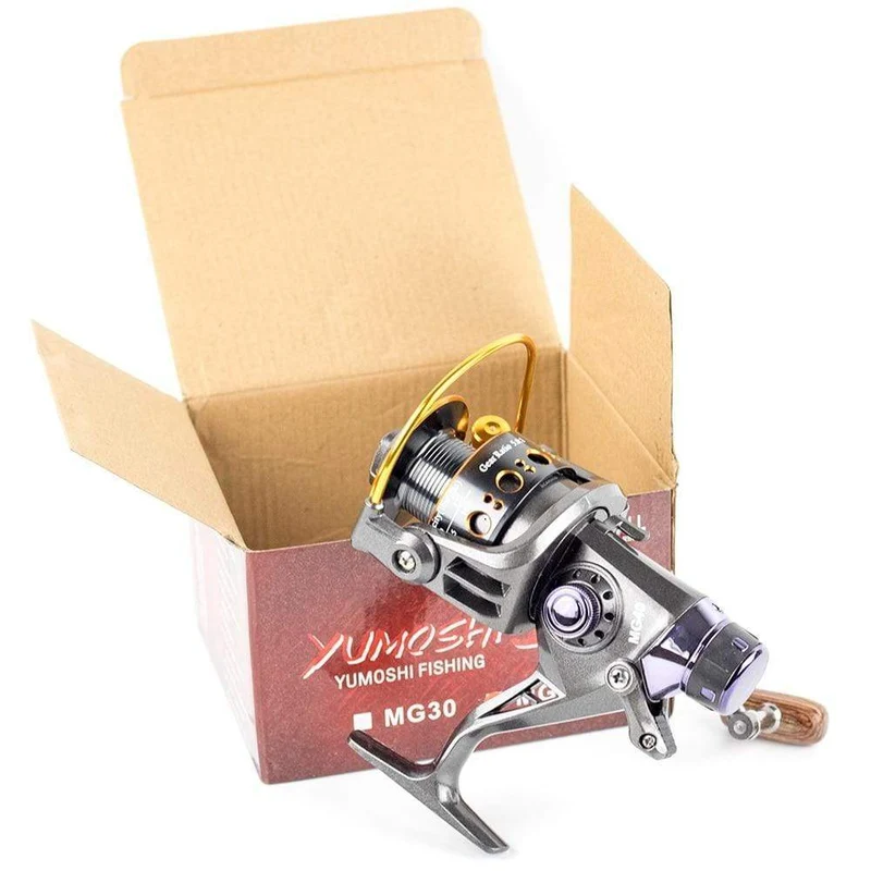 Neue Doppelbremse Design Angelrolle Super Strong Karpfenangeln Feeder Spinnrolle Spinnrad Typ Angelrad MG