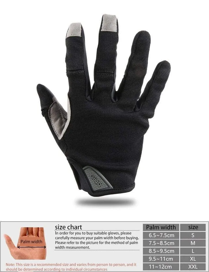 Radfahren Vollfingerhandschuhe Touchscreen Anti-Rutsch-Fahrrad Lycra Stoff Fäustlinge Bicicleta Rennrad Lange Handschuhe