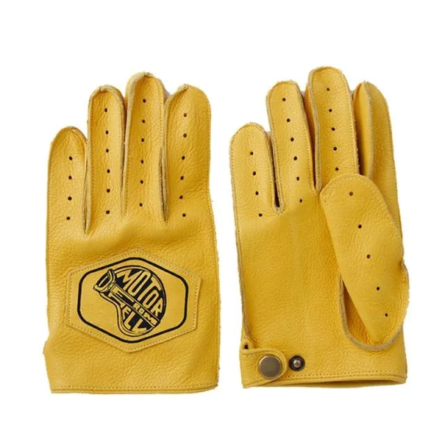 Frühling Herbst Mens Echtes Leder Handschuhe Volle Finger Atmungsaktive Rindsleder Motorrad Handschuhe Für Männer Workout Fahren Handschuhe NR49