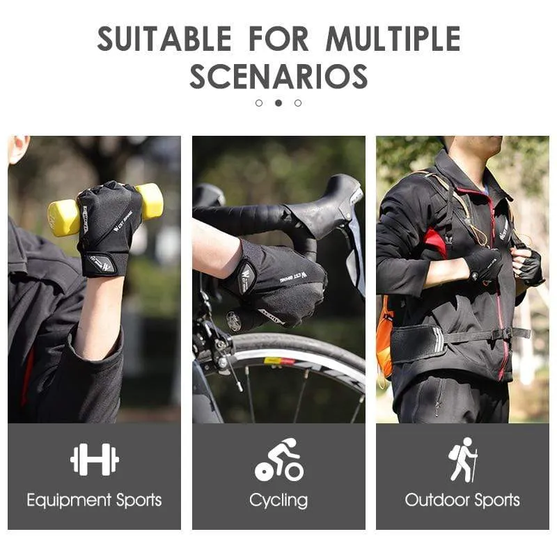 Sommer Fahrradhandschuhe MTB Mountain Road Bike Halbfingerhandschuhe Männer Frauen Fahrrad Fitnessstudio Fitness Rutschfeste Sporthandschuhe