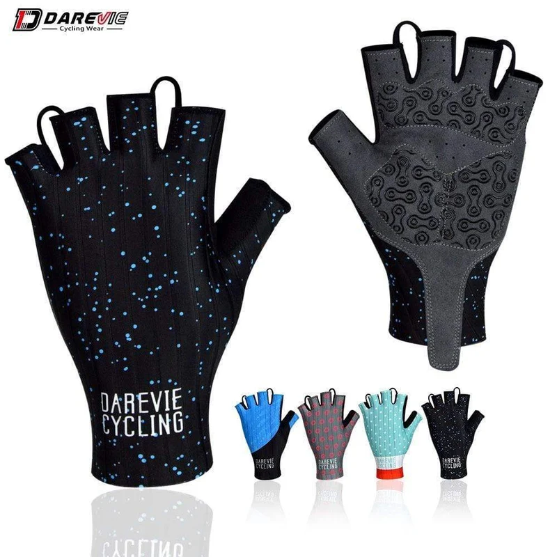 Fahrradhandschuhe Pro Light, weich, atmungsaktiv, kühl, trocken, Halbfinger-Fahrradhandschuh, rutschfest, stoßfest, Fahrradhandschuhe, MTB, Rennrad