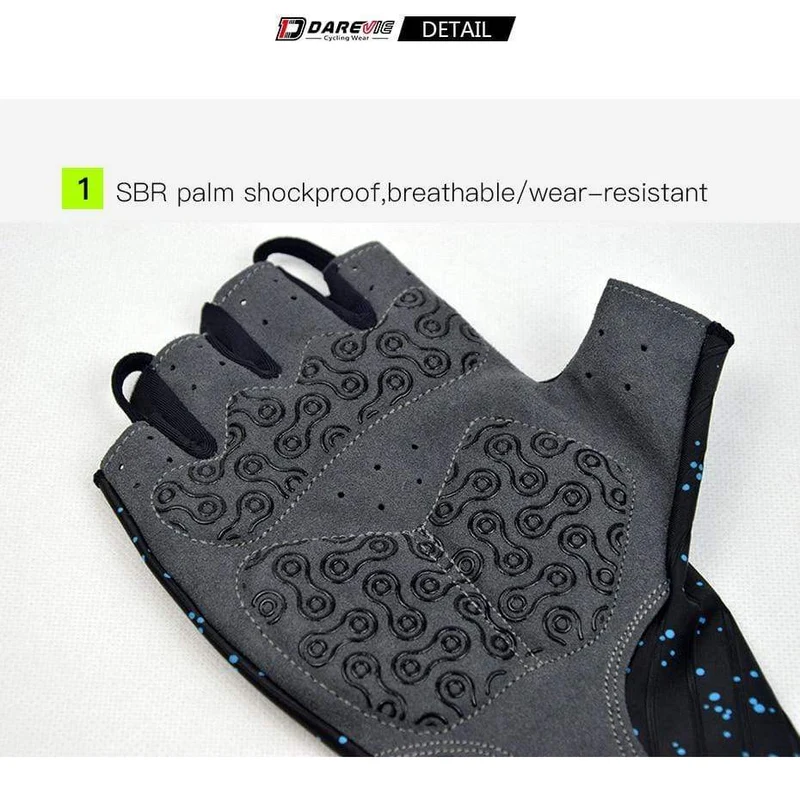 Fahrradhandschuhe Pro Light, weich, atmungsaktiv, kühl, trocken, Halbfinger-Fahrradhandschuh, rutschfest, stoßfest, Fahrradhandschuhe, MTB, Rennrad