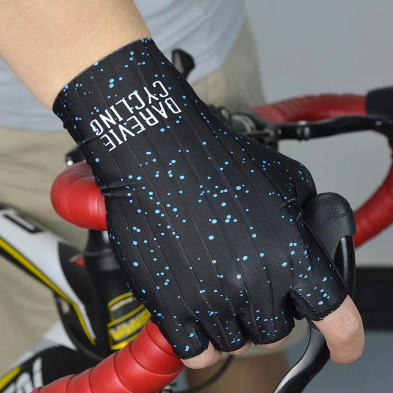 Fahrradhandschuhe Pro Light, weich, atmungsaktiv, kühl, trocken, Halbfinger-Fahrradhandschuh, rutschfest, stoßfest, Fahrradhandschuhe, MTB, Rennrad