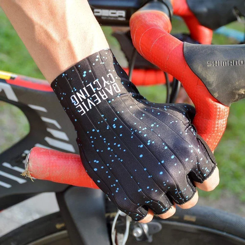 Fahrradhandschuhe Pro Light, weich, atmungsaktiv, kühl, trocken, Halbfinger-Fahrradhandschuh, rutschfest, stoßfest, Fahrradhandschuhe, MTB, Rennrad