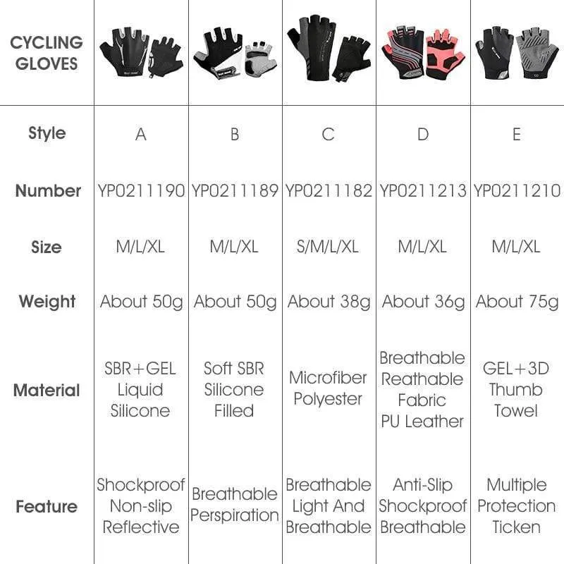 Radfahren Handschuhe Halb Finger Anti Slip Stoßfest Fahrrad Handschuhe Gel Pad Sommer Frauen Männer Sport MTB Road Fahrrad Handschuhe