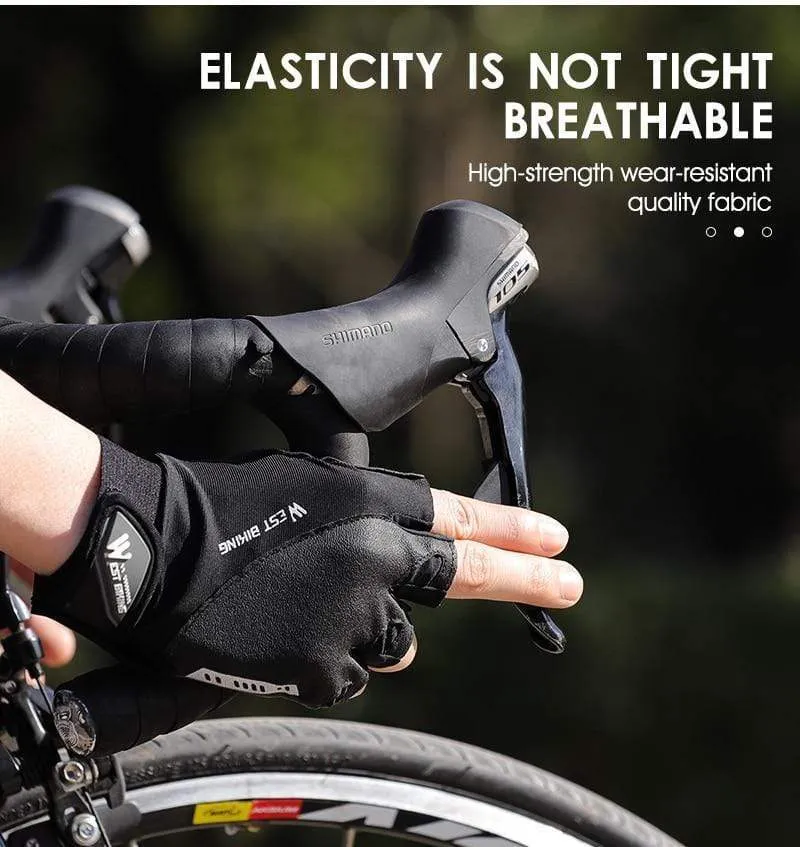 Radfahren Handschuhe Halb Finger Anti Slip Stoßfest Fahrrad Handschuhe Gel Pad Sommer Frauen Männer Sport MTB Road Fahrrad Handschuhe