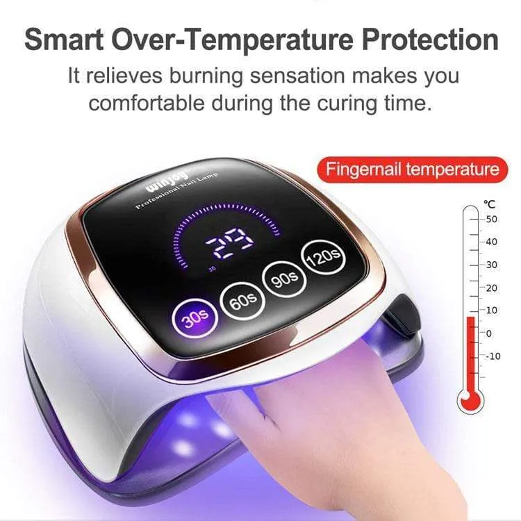 UV-Lampe LED-Lampe Gel-Nagellack Nagellampe semipermanent 30/60/90/120s Timer Auto Sensor Maniküre-Werkzeuge