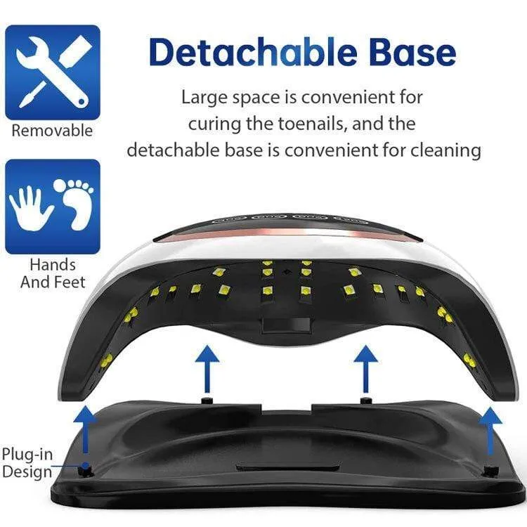 UV-Lampe LED-Lampe Gel-Nagellack Nagellampe semipermanent 30/60/90/120s Timer Auto Sensor Maniküre-Werkzeuge