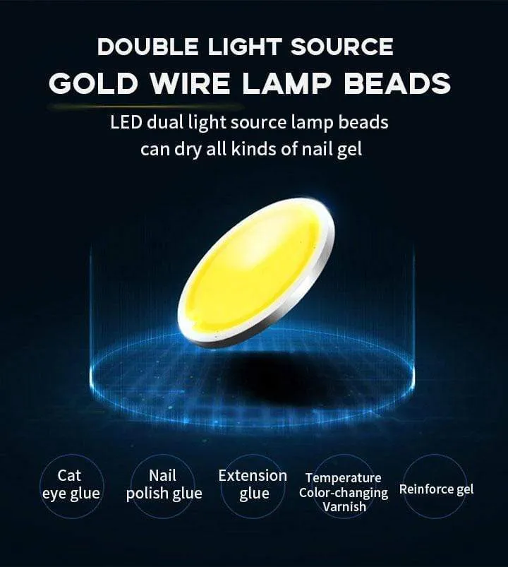 UV-Lampe LED-Lampe Gel-Nagellack Nagellampe semipermanent 30/60/90/120s Timer Auto Sensor Maniküre-Werkzeuge