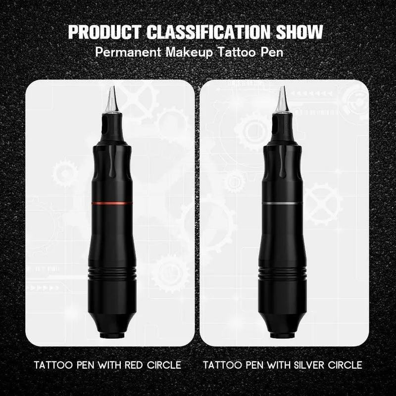 Tattoo-Sets Tattoo-Maschinenset Komplettes Tattoo-Stiftmaschinenset für Anfänger Stick-and-Poke-Pigmente für Permanent-Make-up-Zubehör