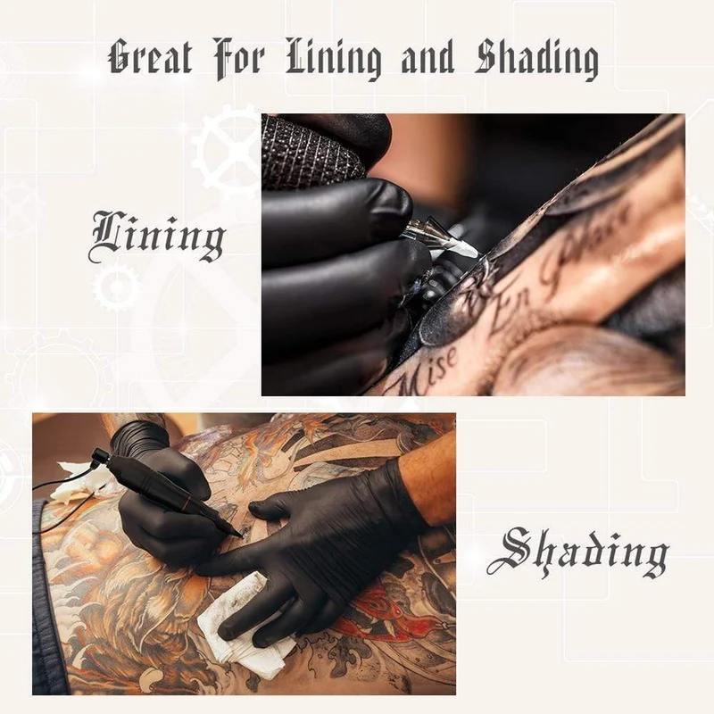 Tattoo-Sets Tattoo-Maschinenset Komplettes Tattoo-Stiftmaschinenset für Anfänger Stick-and-Poke-Pigmente für Permanent-Make-up-Zubehör