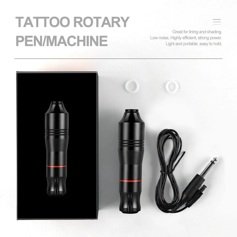 Komplettes Tattoo-Maschinen-Set Professionelles Rotary Pen Set Tattoo-Patronennadeln für Permanent Make-up Augenbrauen Tattoo Körper