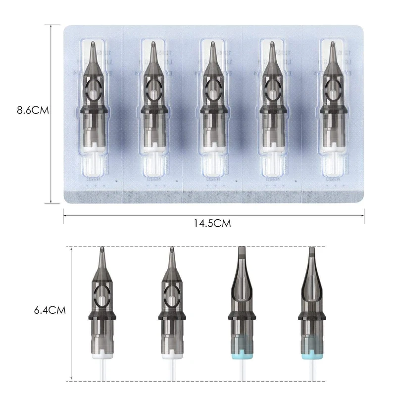 Komplettes Tattoo-Maschinen-Set Professionelles Rotary Pen Set Tattoo-Patronennadeln für Permanent Make-up Augenbrauen Tattoo Körper