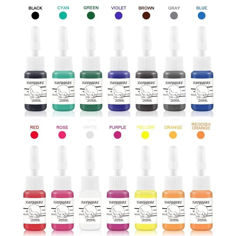 Komplettes Tattoo-Maschinen-Set Professionelles Rotary Pen Set Tattoo-Patronennadeln für Permanent Make-up Augenbrauen Tattoo Körper