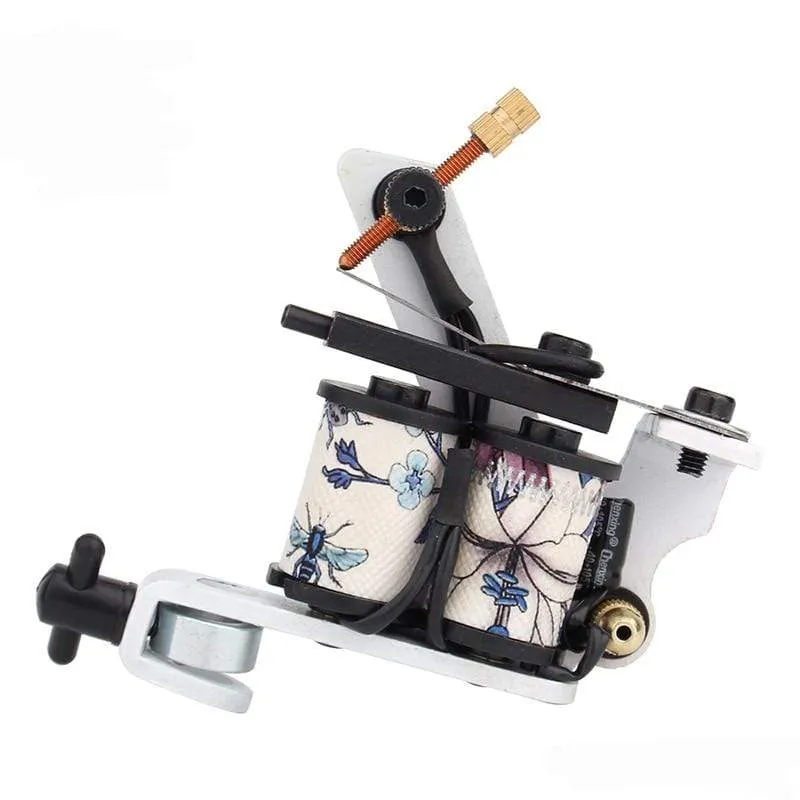 Anfänger Tattoo Kit Hochwertige 8 Wickelspulen Tattoo Pistole Maschinen Griffe Nadeln Tipps Netzteil Tatu Tattoo Supplies