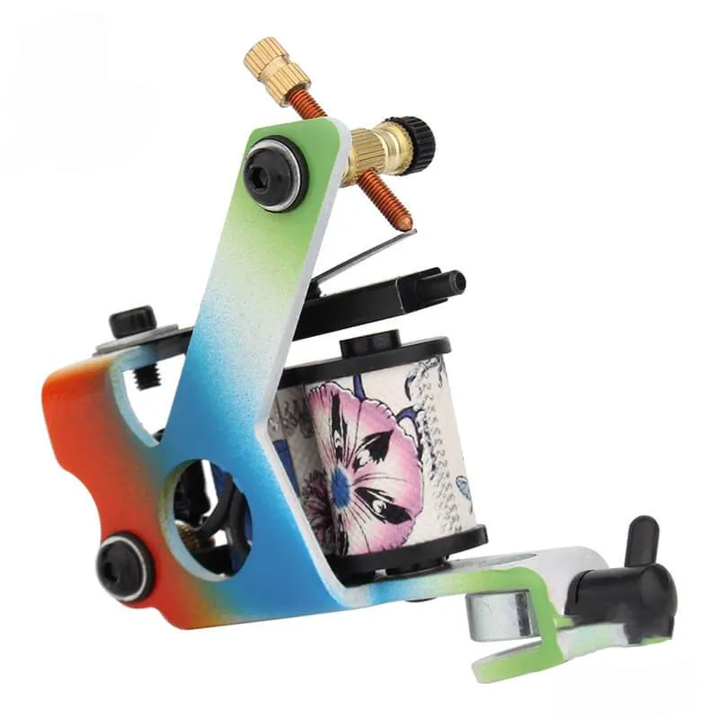 Anfänger Tattoo Kit Hochwertige 8 Wickelspulen Tattoo Pistole Maschinen Griffe Nadeln Tipps Netzteil Tatu Tattoo Supplies