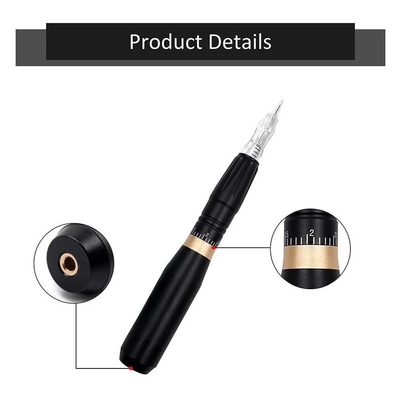 Biomaser Permanent Make-up Maschine 35000 RPM Leistungsstarker Tattoo Pen Rotary Gun Tattoo Maschine Für Augenbrauen Lip Schwarz Tattoo Supplies