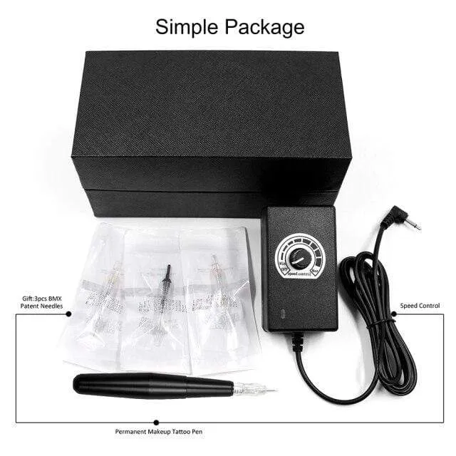 Biomaser Permanent Make-up Maschine 35000 RPM Leistungsstarker Tattoo Pen Rotary Gun Tattoo Maschine Für Augenbrauen Lip Schwarz Tattoo Supplies