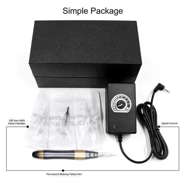 Biomaser Permanent Make-up Maschine 35000 RPM Leistungsstarker Tattoo Pen Rotary Gun Tattoo Maschine Für Augenbrauen Lip Schwarz Tattoo Supplies