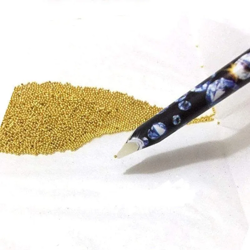 DIY Nail Art Punktierwerkzeug Strasssteine ​​Edelsteine ​​Picking Wachsstift Wachsstift Picker Dekoration Punktierung Nail Art Werkzeuge Nagelmarker