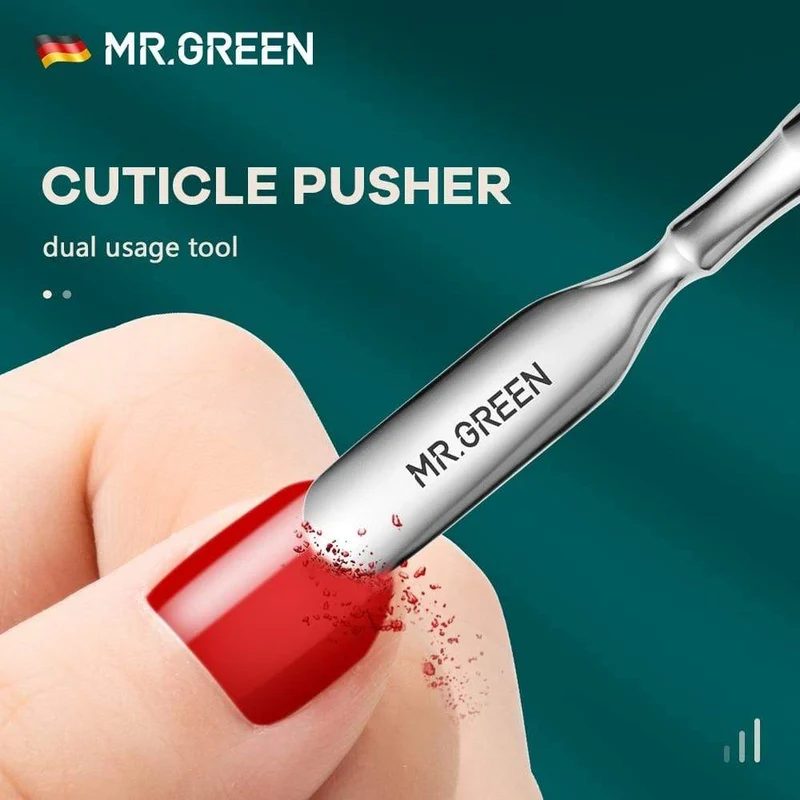 Nagelhautschieber und Löffel, Nagelreiniger, Entferner, Schneider, langlebiges Maniküre-/Pediküre-Werkzeug, zum Polieren von Finger- und Fußnägeln