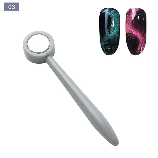 Magnetstift für Nagelkunst, Katzenaugen-Magnet für Nagelgelpolitur, 3D-Linienstreifeneffekt, starke magnetische Stiftwerkzeuge für Gellack-Werkzeuge