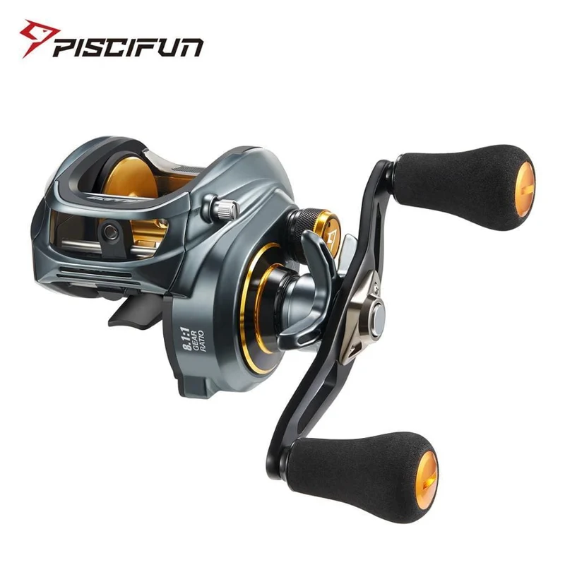 300 Low Profile Baitcasting Reel 15KG Max Drag 8 + 1 Lager Aluminiumrahmen Süßwasser Salzwasser Angelrolle
