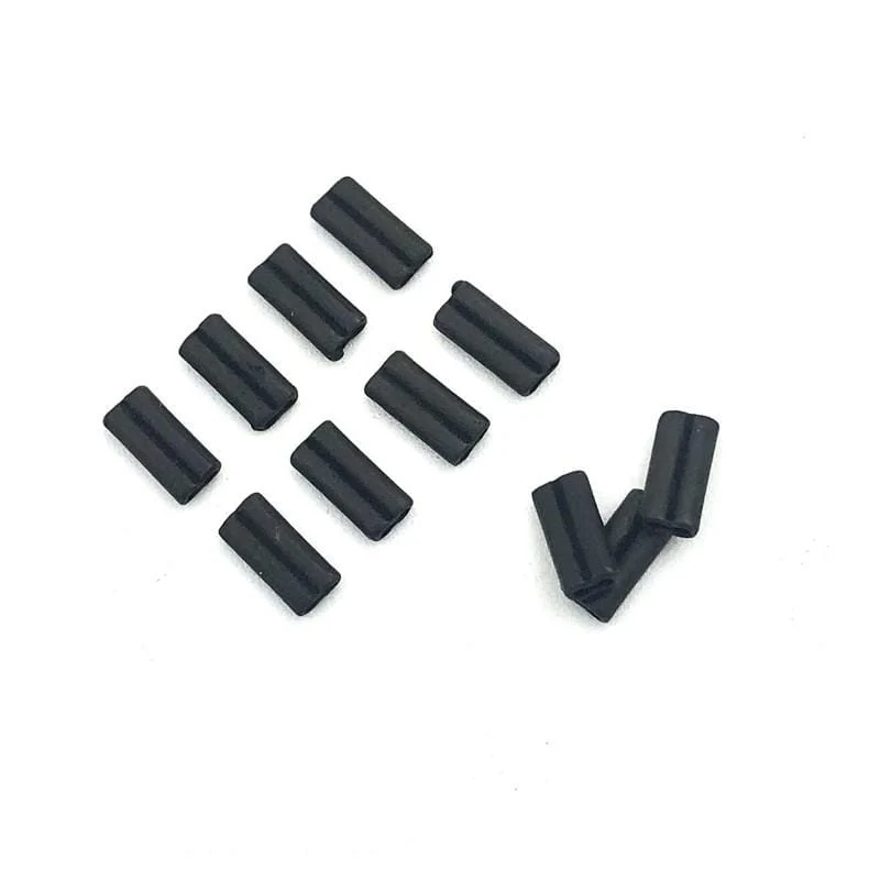 60 Stück Karpfenangeln KRIMPS für steif beschichtete Zöpfe Mono Leader Crimps 0.6 oder 0.7 mm für Chod Hair Rigs Ronnie Rigs