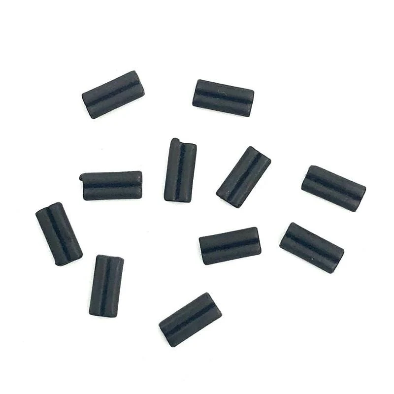 60 Stück Karpfenangeln KRIMPS für steif beschichtete Zöpfe Mono Leader Crimps 0.6 oder 0.7 mm für Chod Hair Rigs Ronnie Rigs