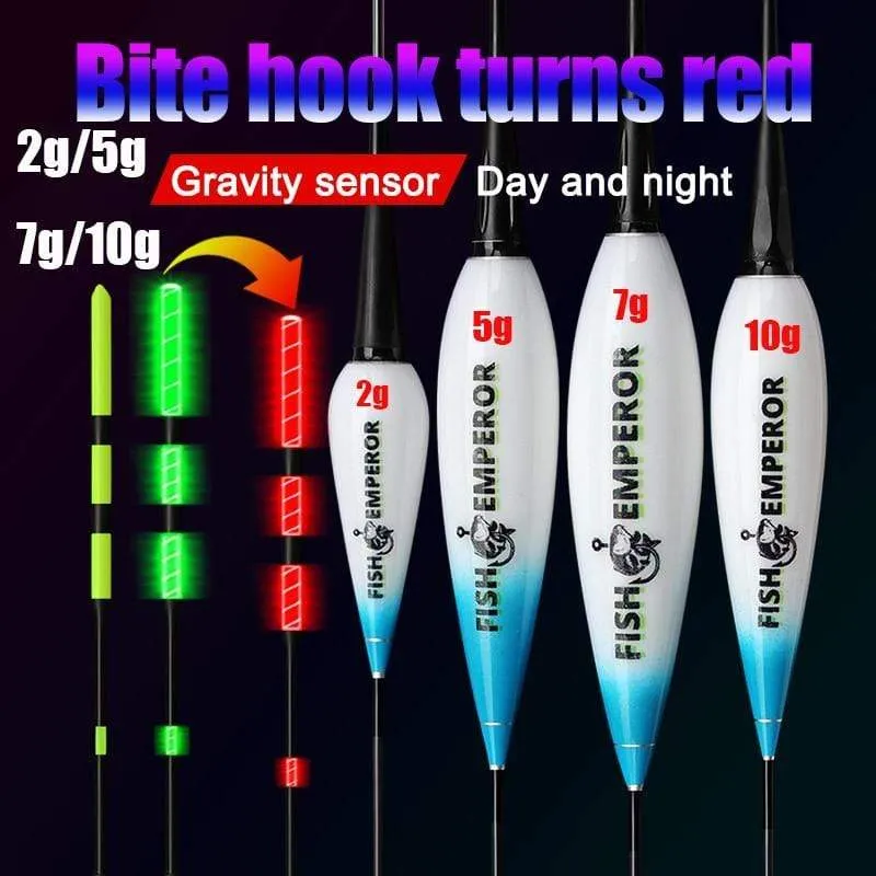 Angeln Smart Electronic Float Schwerkraftsensor Led 2g 5g 7g 10g Großer Auftrieb 2021 Pose Bobbers CR425 Batterie Leuchtstab Sommer