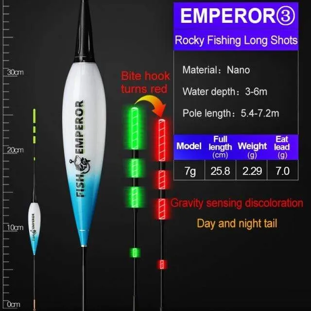 Angeln Smart Electronic Float Schwerkraftsensor Led 2g 5g 7g 10g Großer Auftrieb 2021 Pose Bobbers CR425 Batterie Leuchtstab Sommer