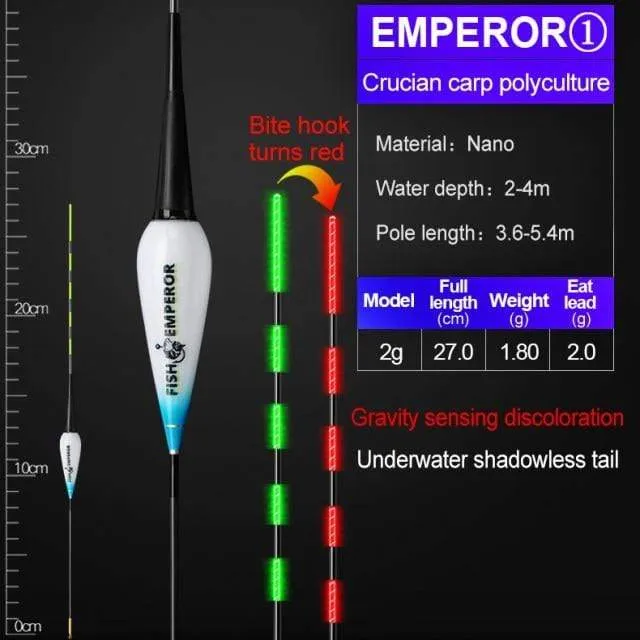 Angeln Smart Electronic Float Schwerkraftsensor Led 2g 5g 7g 10g Großer Auftrieb 2021 Pose Bobbers CR425 Batterie Leuchtstab Sommer