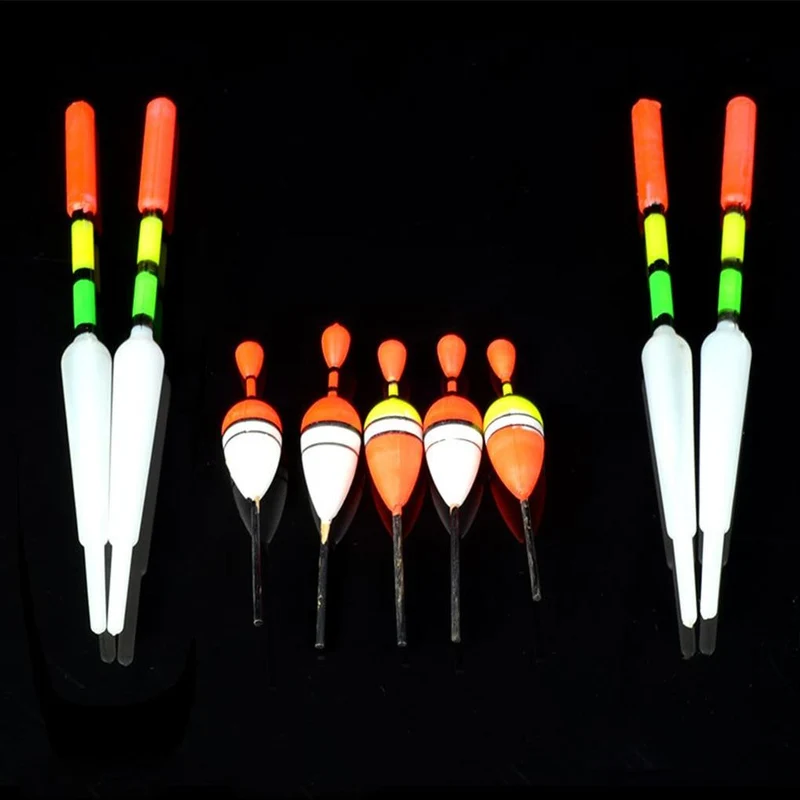 15 Teile / Set mit verschiedenen vertikalen Bojen Marine Angelbojen Angeln Aquarium Fisch Angeln Schwimmer