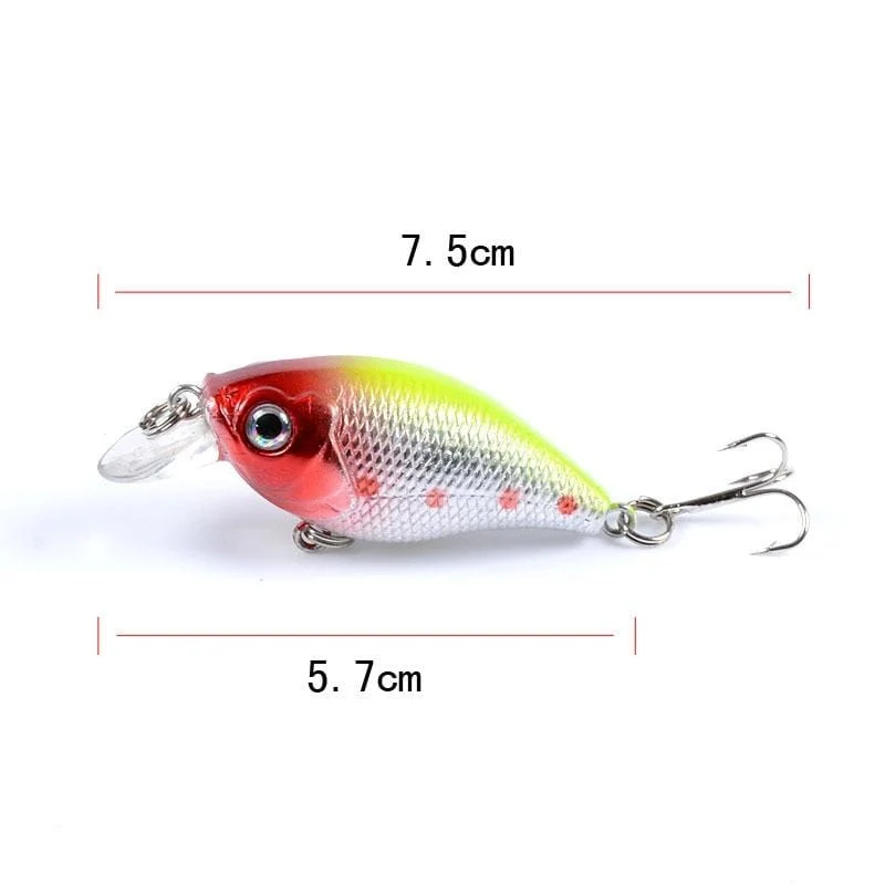 1PCS Wobbler Qualität Crankbait Simulation Angeln Locken 5.7 cm 7g Jerkbait Schwimm Harten Köder Bass Karpfen Pesca angelgerät
