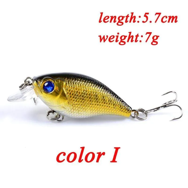 1PCS Wobbler Qualität Crankbait Simulation Angeln Locken 5.7 cm 7g Jerkbait Schwimm Harten Köder Bass Karpfen Pesca angelgerät