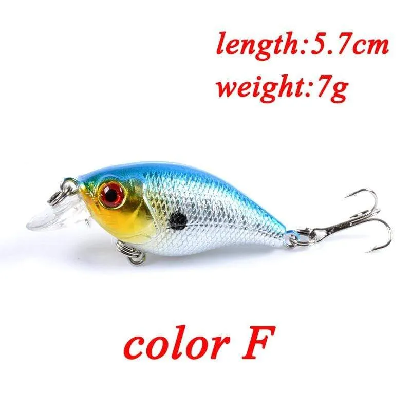 1PCS Wobbler Qualität Crankbait Simulation Angeln Locken 5.7 cm 7g Jerkbait Schwimm Harten Köder Bass Karpfen Pesca angelgerät