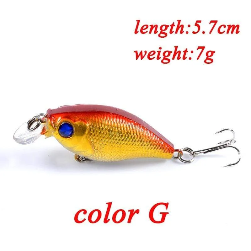 1PCS Wobbler Qualität Crankbait Simulation Angeln Locken 5.7 cm 7g Jerkbait Schwimm Harten Köder Bass Karpfen Pesca angelgerät