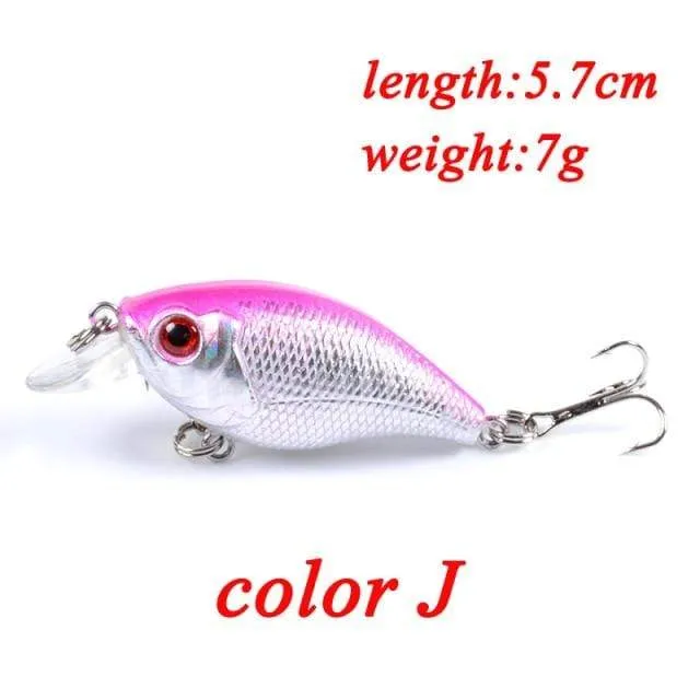 1PCS Wobbler Qualität Crankbait Simulation Angeln Locken 5.7 cm 7g Jerkbait Schwimm Harten Köder Bass Karpfen Pesca angelgerät