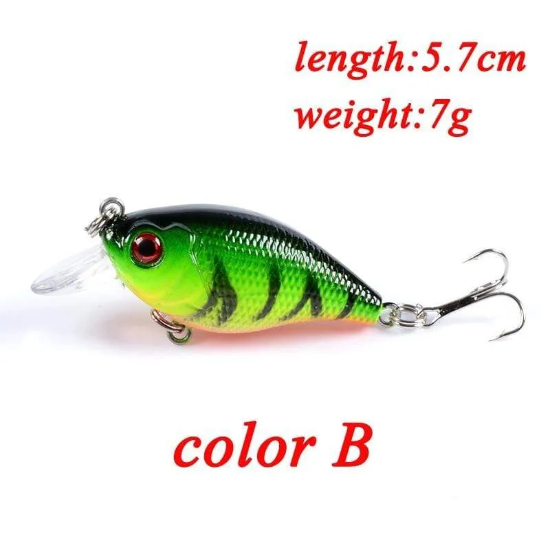 1PCS Wobbler Qualität Crankbait Simulation Angeln Locken 5.7 cm 7g Jerkbait Schwimm Harten Köder Bass Karpfen Pesca angelgerät