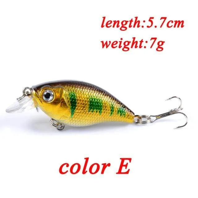 1PCS Wobbler Qualität Crankbait Simulation Angeln Locken 5.7 cm 7g Jerkbait Schwimm Harten Köder Bass Karpfen Pesca angelgerät