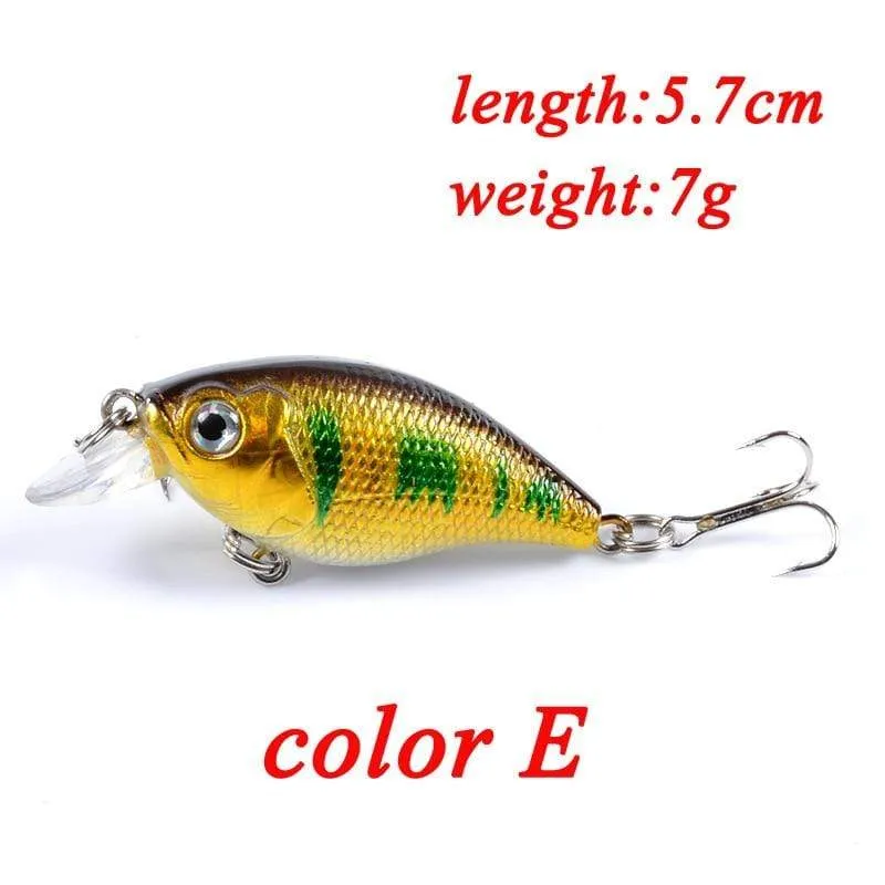 1PCS Wobbler Qualität Crankbait Simulation Angeln Locken 5.7 cm 7g Jerkbait Schwimm Harten Köder Bass Karpfen Pesca angelgerät