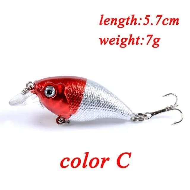1PCS Wobbler Qualität Crankbait Simulation Angeln Locken 5.7 cm 7g Jerkbait Schwimm Harten Köder Bass Karpfen Pesca angelgerät