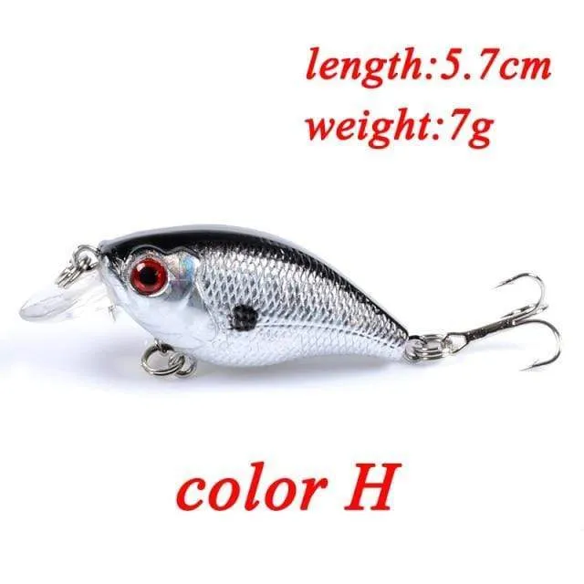 1PCS Wobbler Qualität Crankbait Simulation Angeln Locken 5.7 cm 7g Jerkbait Schwimm Harten Köder Bass Karpfen Pesca angelgerät