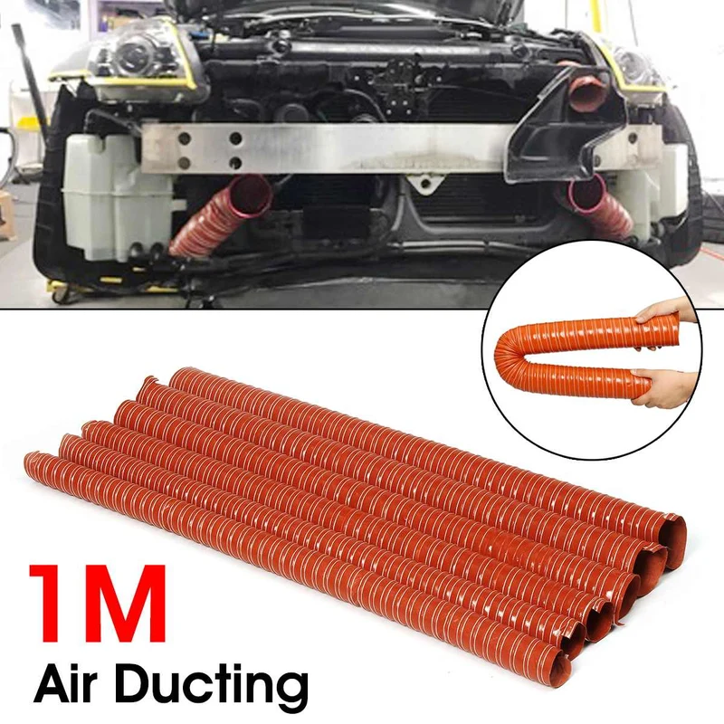 Universal Auto Luftführungsrohr Flexible Air Vent Schlauch Rohr Heiß Kalt Kühlung Transfer Extractor 76/70/60/57/51/45mm