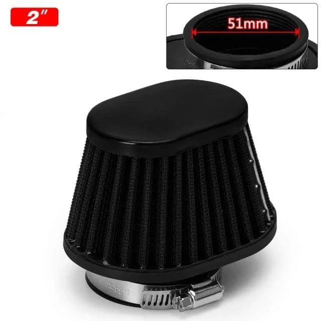 Motorrad-Luftfilter 60 mm 55 mm 51 mm Universal für Motor Auto Minibike Cold Air Intake High Flow Kegelfilter HT-AIT32