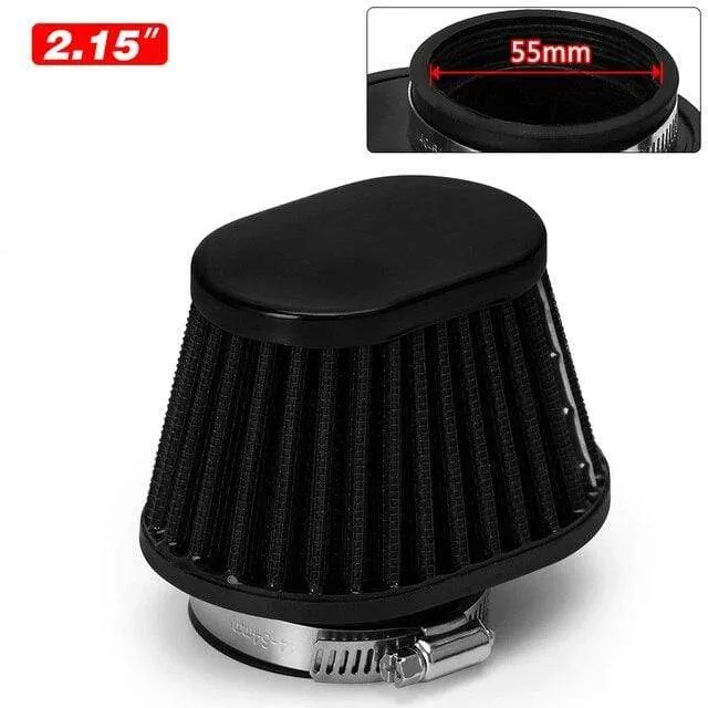 Motorrad-Luftfilter 60 mm 55 mm 51 mm Universal für Motor Auto Minibike Cold Air Intake High Flow Kegelfilter HT-AIT32